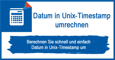 Datum in Unix-Timestamp umrechnen