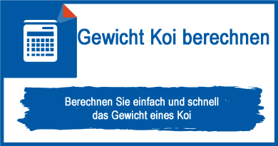 Gewicht Koi berechnen