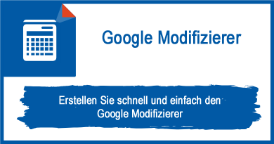 Google Modifizierer