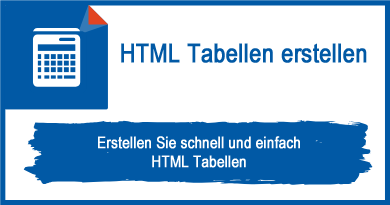 HTML Tabellen erstellen