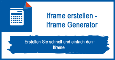 Iframe erstellen - Iframe Generator