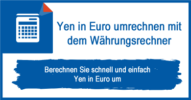 Yen in Euro umrechnen mit dem Währungsrechner