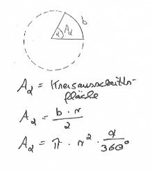 Kreisausschnittsflaeche-berechnen