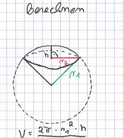 Volumen-eines-Kugelsektors-berechnen