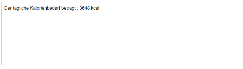 kalorienrechner-ergebnis