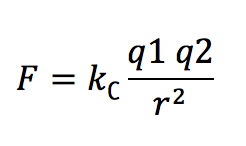 kraftcoulombschengesetzes