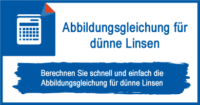 Abbildungsgleichung für dünne Linsen