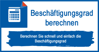 Beschäftigungsgrad berechnen