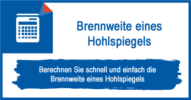 Brennweite eines Hohlspiegels