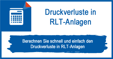 Druckverluste in RLT-Anlagen