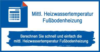 Mittl. Heizwassertemperatur Fußbodenheizung