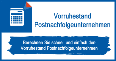 Vorruhestand Postnachfolgeunternehmen