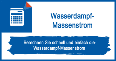 Wasserdampf-Massenstrom