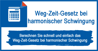 Weg-Zeit-Gesetz bei harmonischer Schwingung