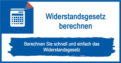 Widerstandsgesetz berechnen