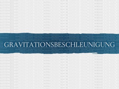 Gravitationsgesetz